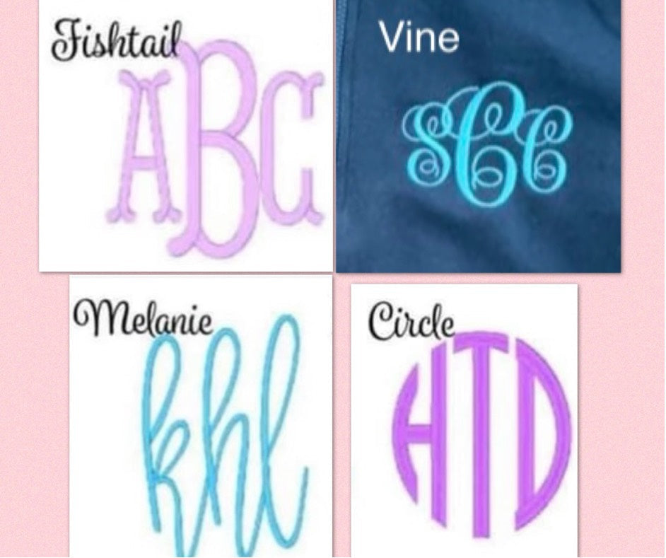 Left Chest Monogrammed Bella Embroidered Sweatshirt