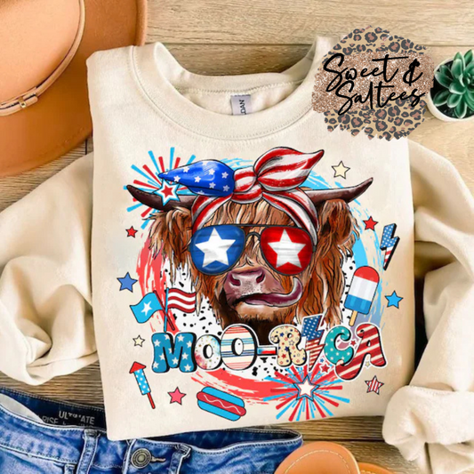 Moo-rica t-shirt