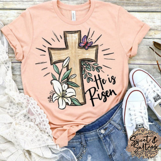 He Is Risen Graphic T-shirt