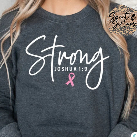 Strong: Breast cancer awareness t-shirt