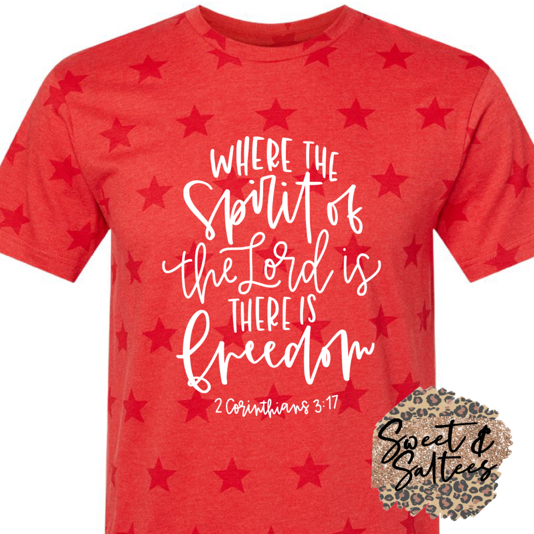 Where the spirit of the Lord is t-shirt