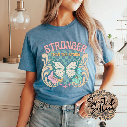 Stronger than the storm t-shirt