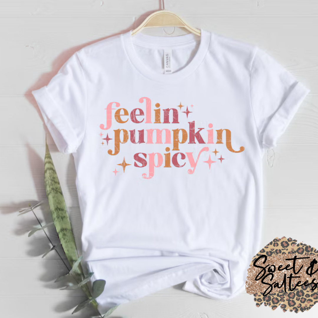 Feelin’ pumpkin spicy t-shirt