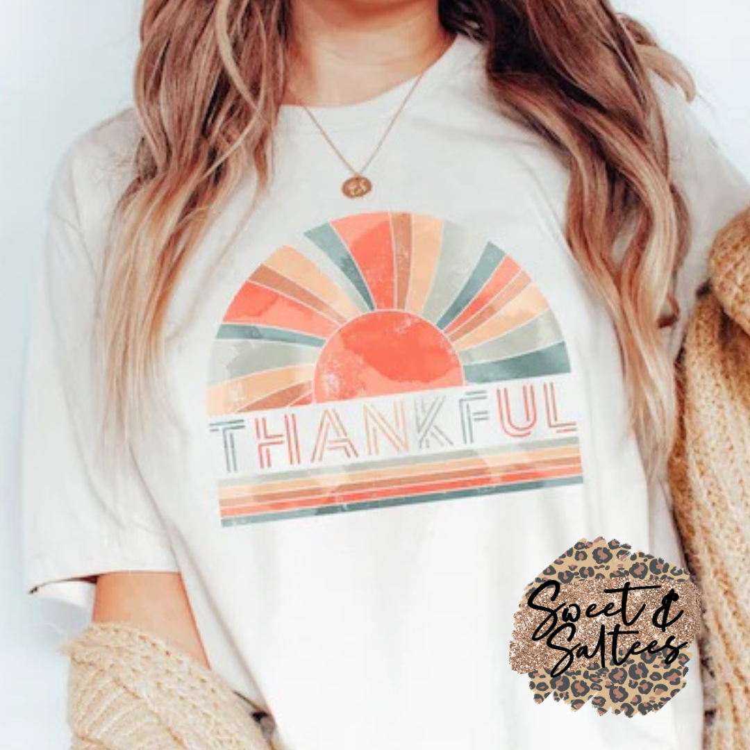 Thankful retro t-shirt