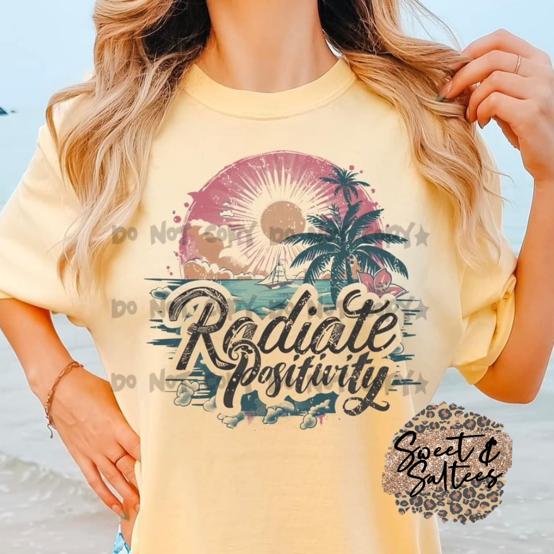 Radiate positivity t-shirt