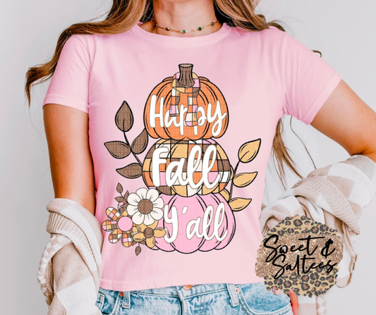 Happy Fall Y’all graphic t-shirt