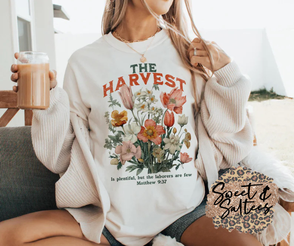 The harvest is plentiful t-shirt