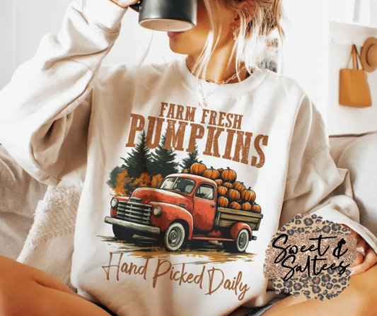 Farm fresh pumpkins t-shirt