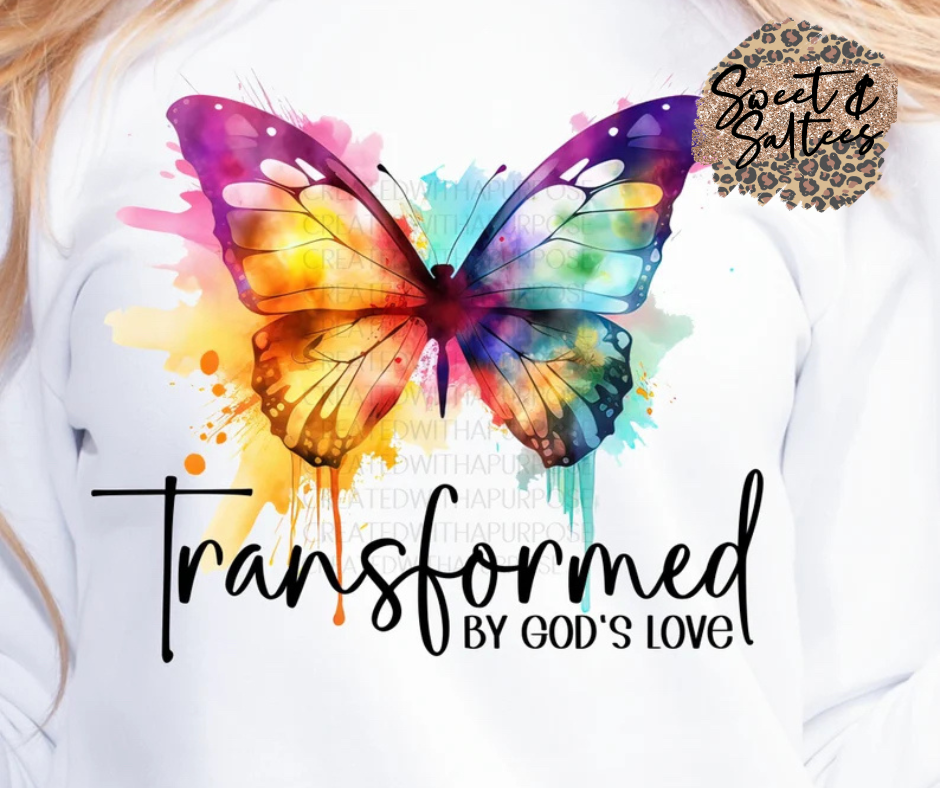 Transformed by God’s love -shirt