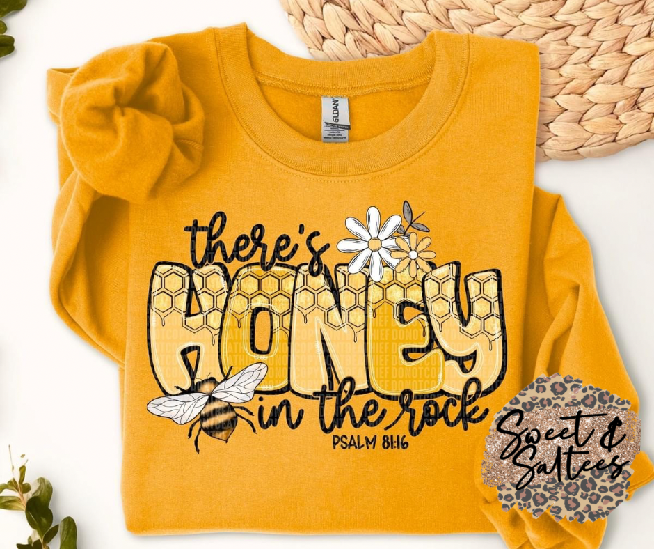 Honey in the rock t-shirt