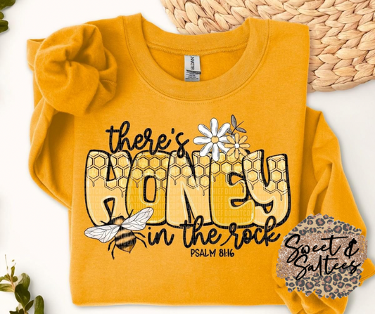 Honey in the rock t-shirt