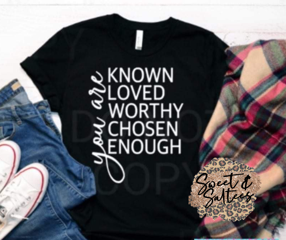 You are Known Graphic T-shirt