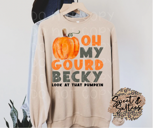 Oh my gourd Becky graphic t-shirt