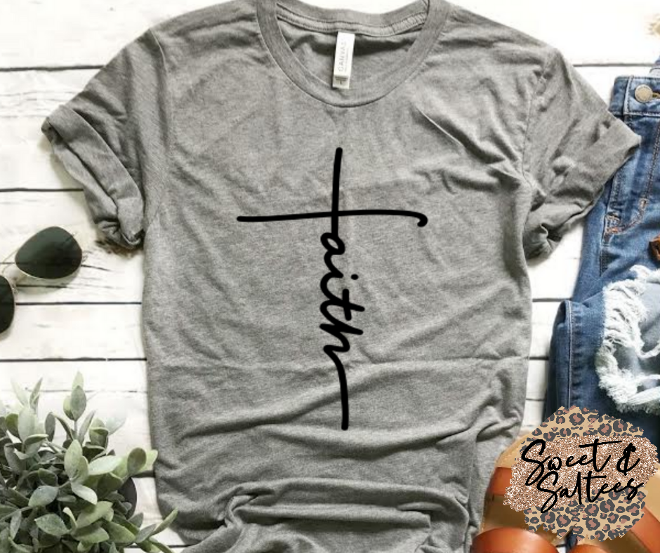 Faith Cross Graphic T-shirt