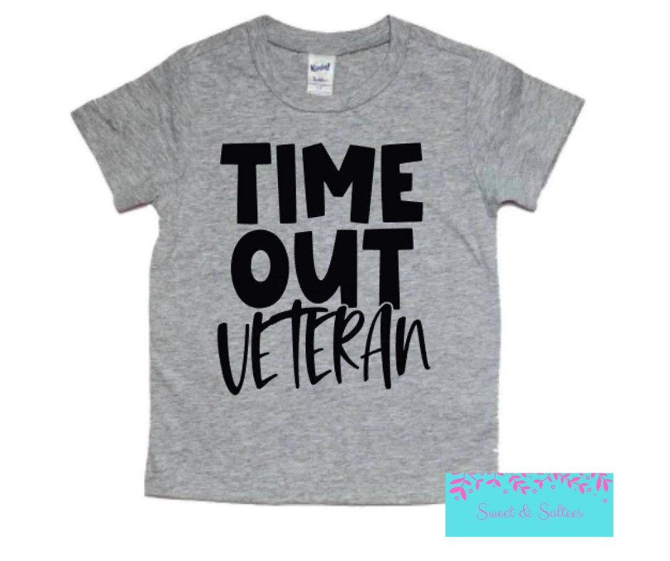 Toddler/Youth Time Out Veteran graphic t-shirt