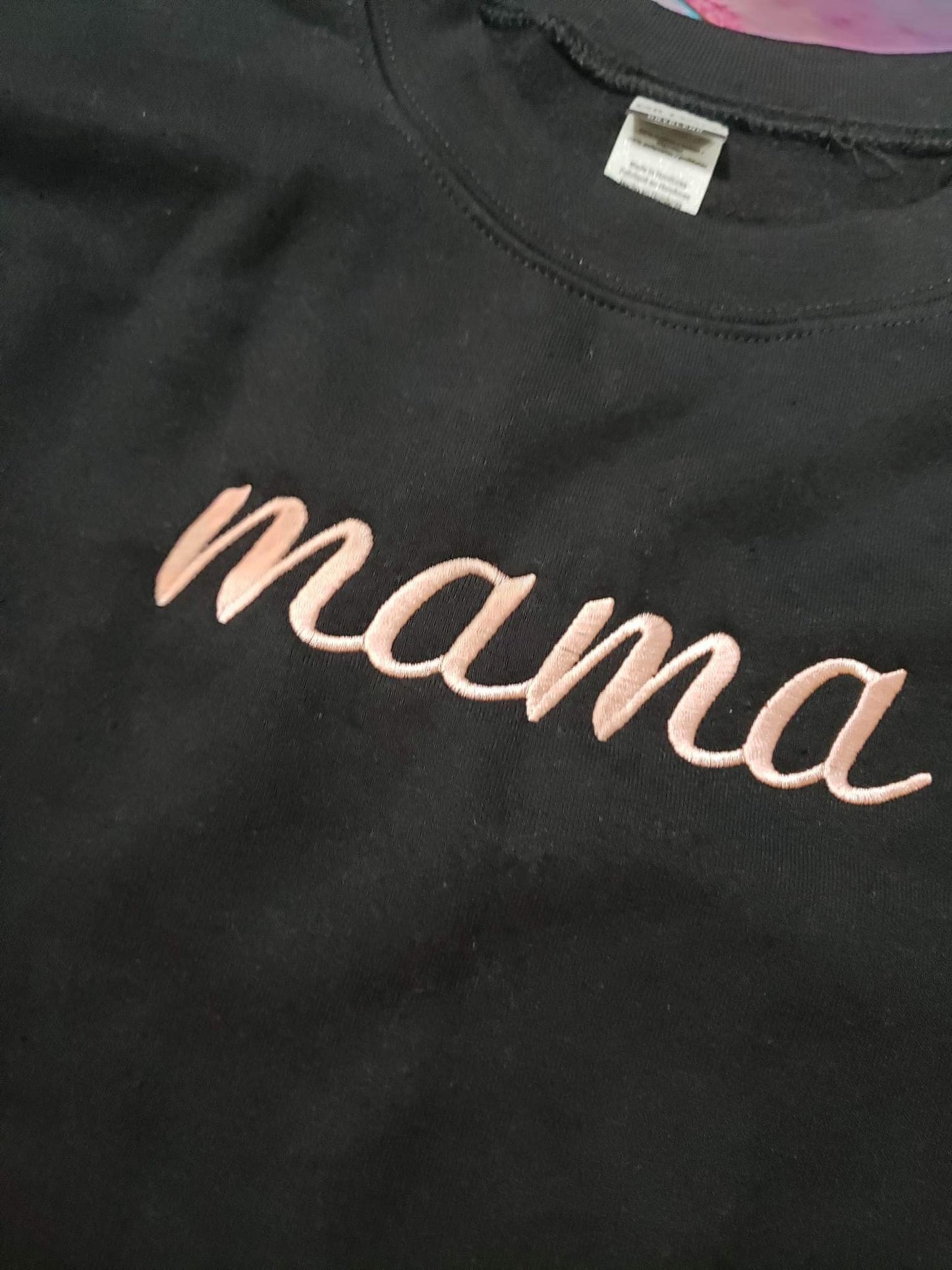 Chest Custom Name Bella Embroidered Sweatshirt