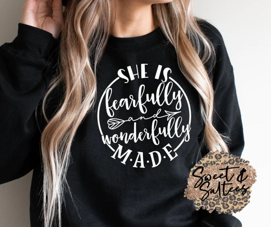 She is fearfully and wonderfully made Graphic T-shirt