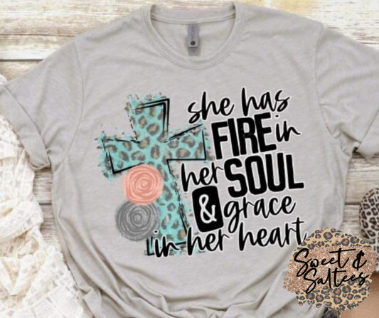 Fire In Her Soul... Graphic T-shirt