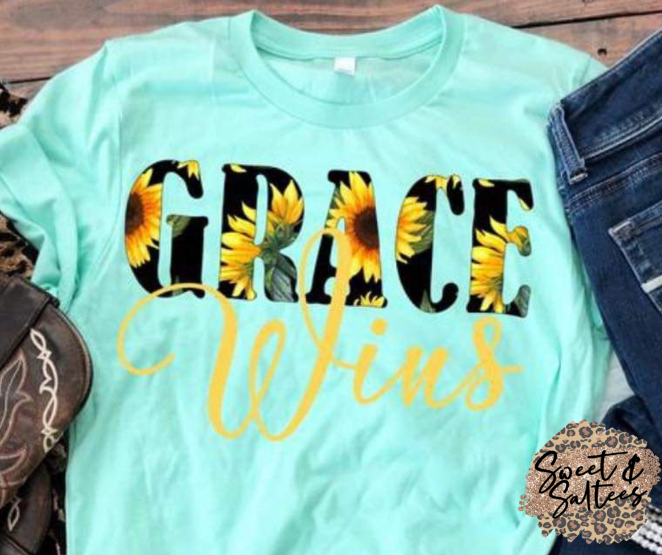 Grace Wins Graphic T-shirt